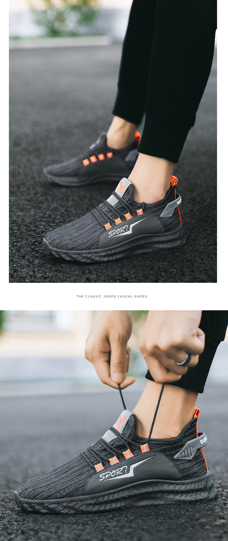 Mens Shoes New Reflective Shoes Casual Versatile Sports Shoes Boys  Non Slip Shoes Night Reflective