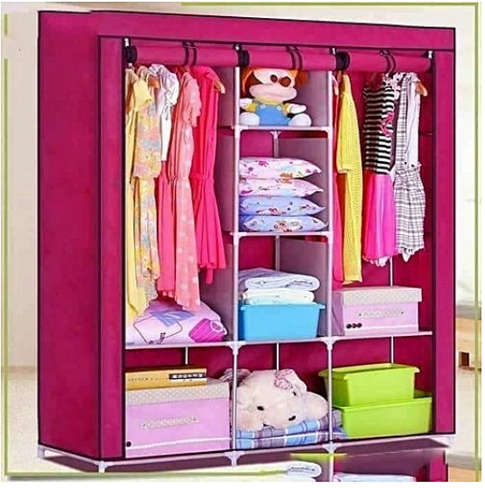 3 Columns Portable Wardrobe -