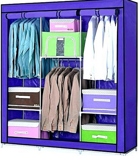 3 Columns Portable Wardrobe -