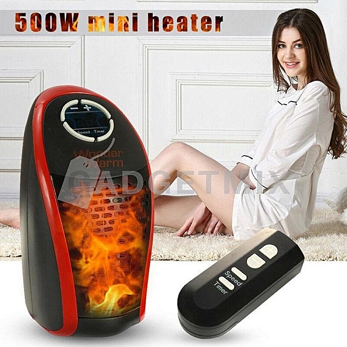 Wonder Warm Room Heater House/ Office Warmer Heater Black 1