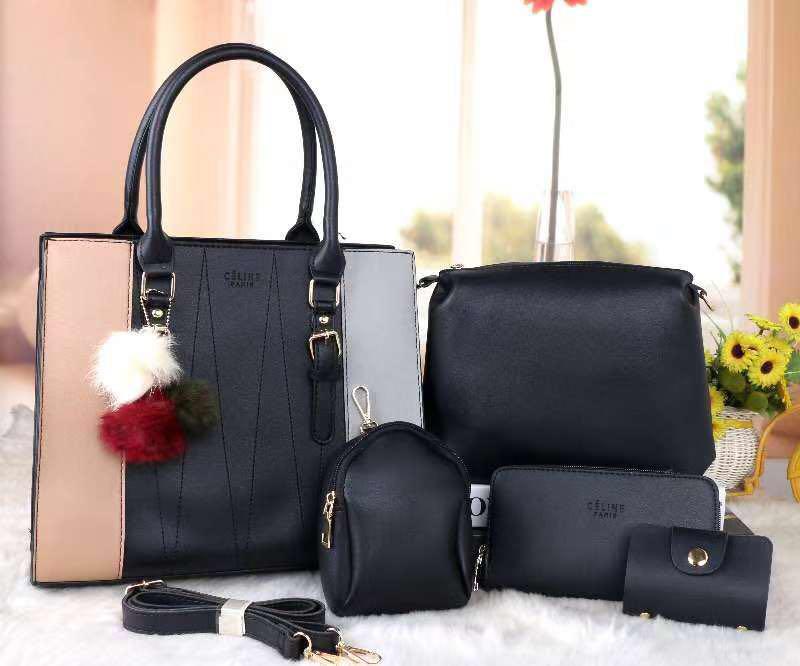 Elegant Ladies 5 in 1 Handbags 5pcs Bag
