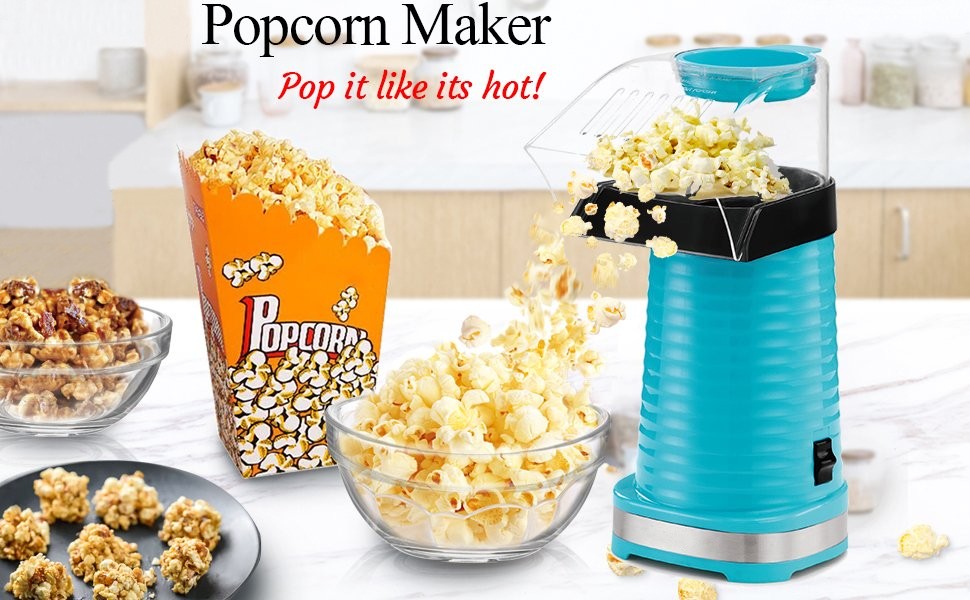 Hot Air Popcorn Maker, 1200W