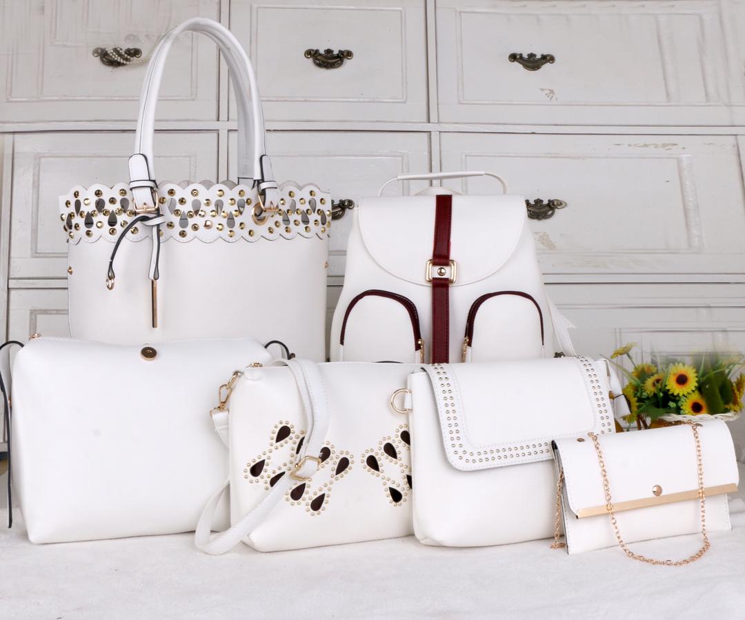 Elegant Women's Bags 6 in 1 Ladies Handbags with Backpack