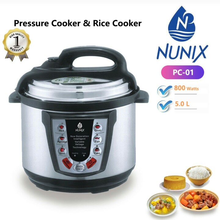 Electric Pressure Cooker &amp; Rice Cooker under Cookware 5 ltrs