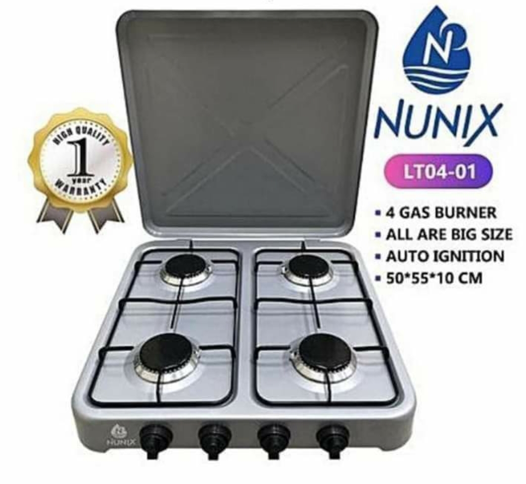Nunix 4 Gas Burner Table Top Cooker
