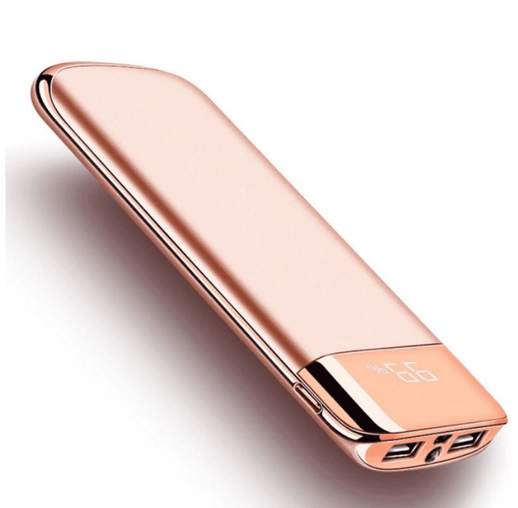 10000mah Power Bank External Battery PoverBank 2 USB LED Powerbank for android  iphone