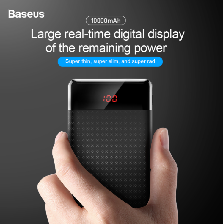 10000mAh Dual USB LCD Powerbank Slim Poverbank Portable Battery Pack Charger For iPhone android
