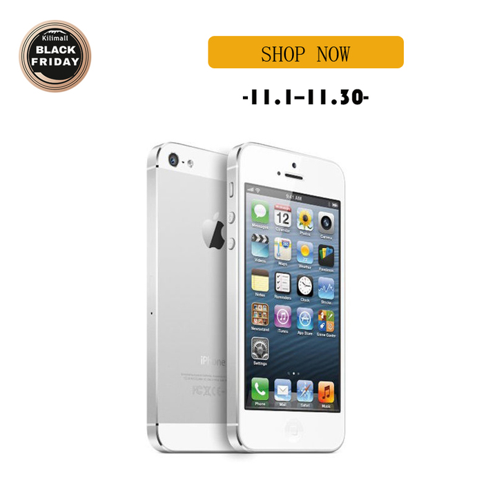 Refurbished iPhone 5-4&apos;&apos;,16GB,Authentic Guaranteed,Unlocked Smart Mobile Phone