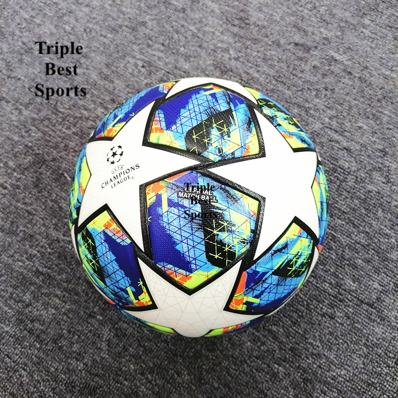 1 Set Football Size 5 Professional Team Training Indoor &amp; Outdoor Match Soccer Football Sports