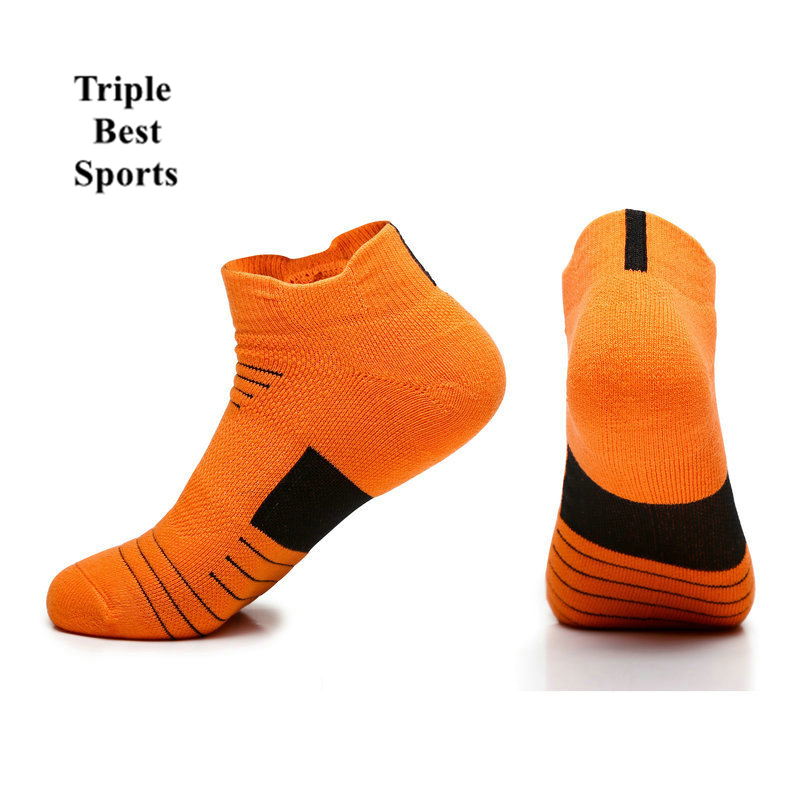 5 Pairs Men's Professional Basketball Running Compression Ankle Sports Socks Adult Size For Men Man