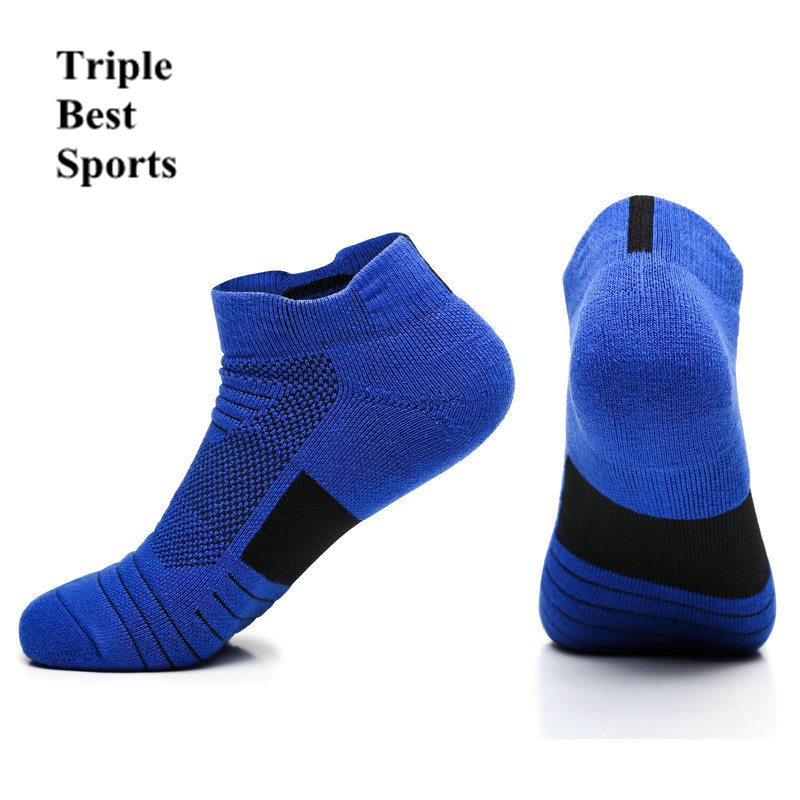 5 Pairs High Quality Men's Professional Basketball Running Compression Cotton Sports Stockings Socks 5 Pairs Crew Middle Ankle Size Mix Color Suit Grils Hosiery Black For Men Man Buckle