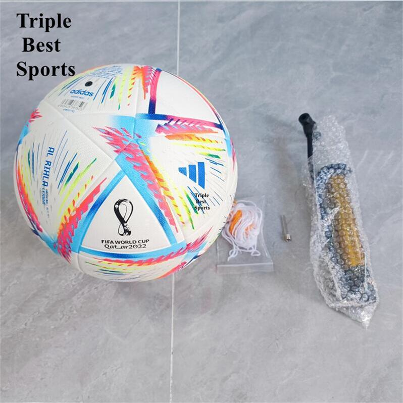 1 Set With Free Gift Pump FIFA UEFA Europe World Cup 2024 Football Champions League Mens Size 5 Five Football Soccer Ball And Professional Football Futsal Training Match Sports Socks Boots For Men