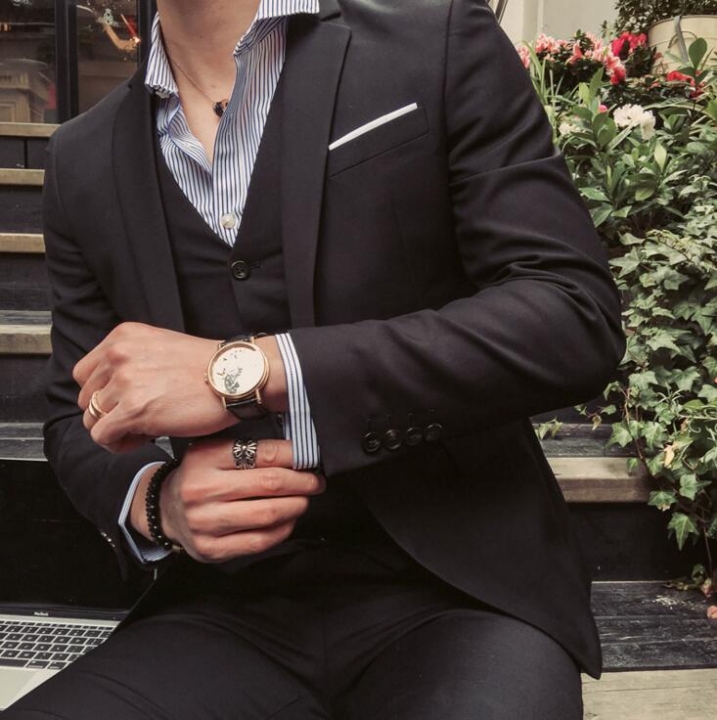 New Arrival Men Business Suit Slim Fit Classic  Suits Good Quality Wedding Suits For Men 3 Pieces
