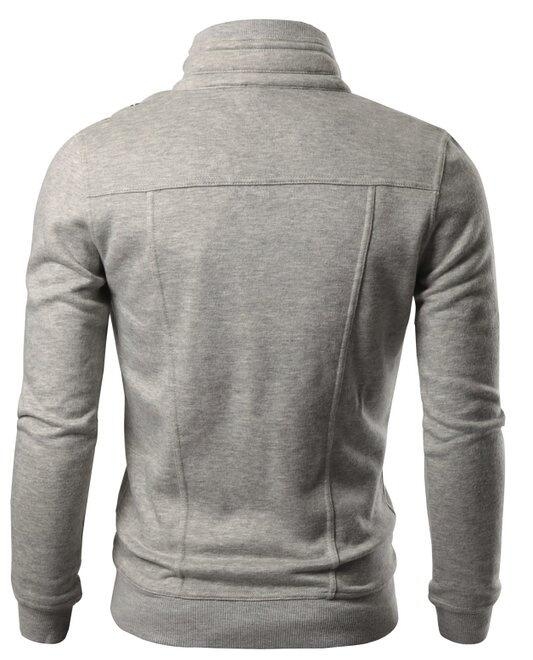 M&amp;J Jacket Men Causal Jackets Mens Stand Collar Fashion Bomber Jacket For Men Coat Male