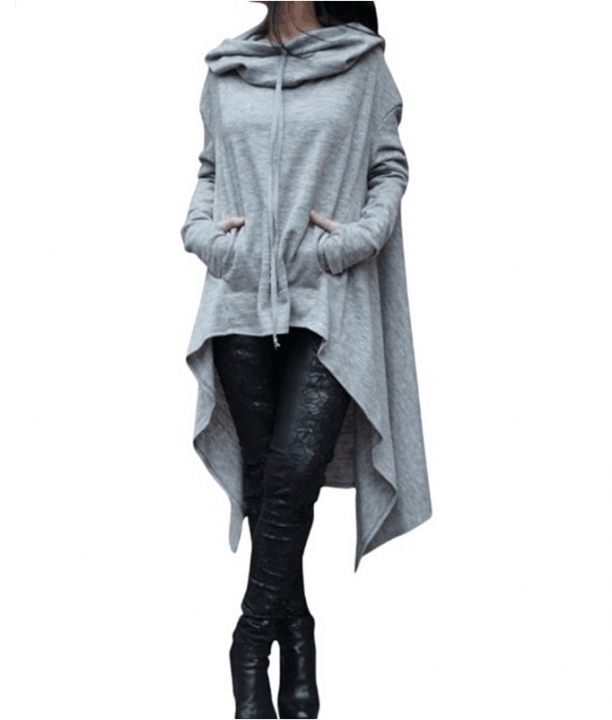 Hot Warm Women Hoodies Long Sleeve O-Neck Hooded Cotton Hoodie  Sweatshirt Pullover Tops Coats