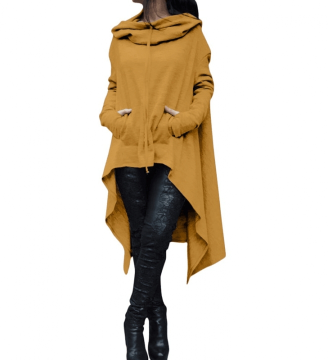Hot Warm Women Hoodies Long Sleeve O-Neck Hooded Cotton Hoodie  Sweatshirt Pullover Tops Coats