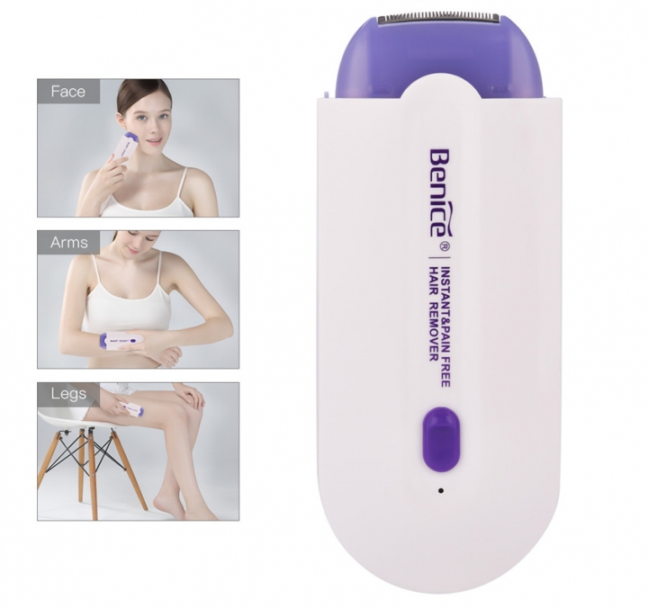Painless Women Shaver Electric Hair Removal Fast Charge Depilatory Sense-light Body Bikini Epilator