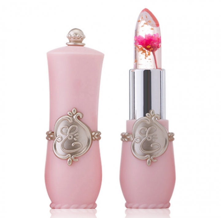 3Pcs Lip Makeup Lipstick Long Lasting Transparent Temperature Color Changing Flower LipStick