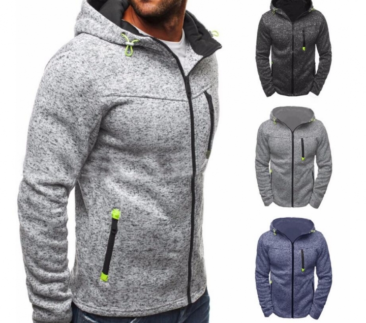 Hoodie Male Cardigan Hoodies Men Zipper Sweatshirt Hoodies Mens Hooded Plus size Coat Jacket
