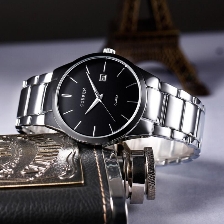 CURREN Luxury Brand Analog Sports Wristwatch Display Date Men&apos;s Quartz Watch Men Business Watches
