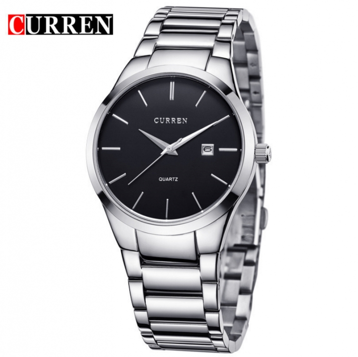 CURREN Luxury Brand Analog Sports Wristwatch Display Date Men&apos;s Quartz Watch Men Business Watches