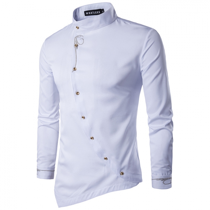 M&amp;J Men Shirts Casual Shirt Long Sleeve High Quality Slim Fit Fashion Male Shirts