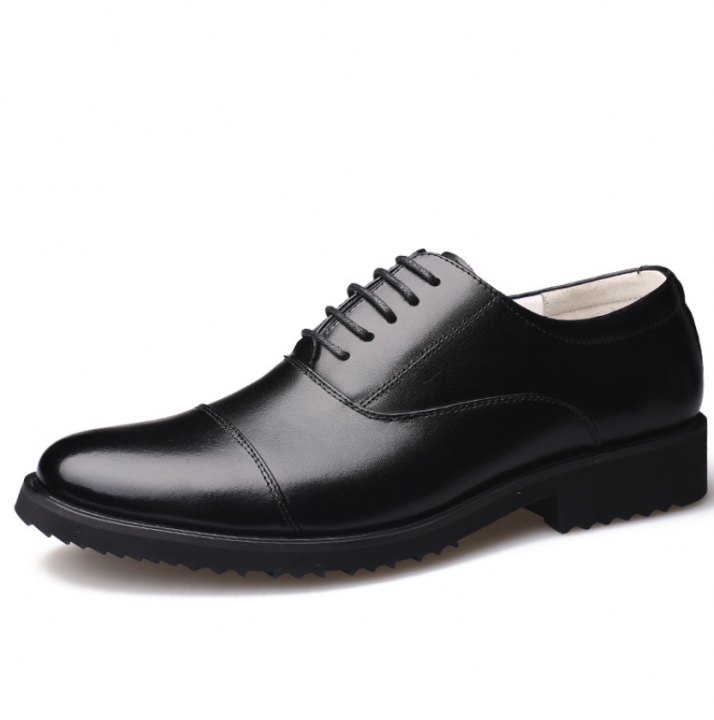 High Quality Men&apos;s Genuine Leather Shoes Office Official Shoes Wedding Party Shoes Male Formal Shoes