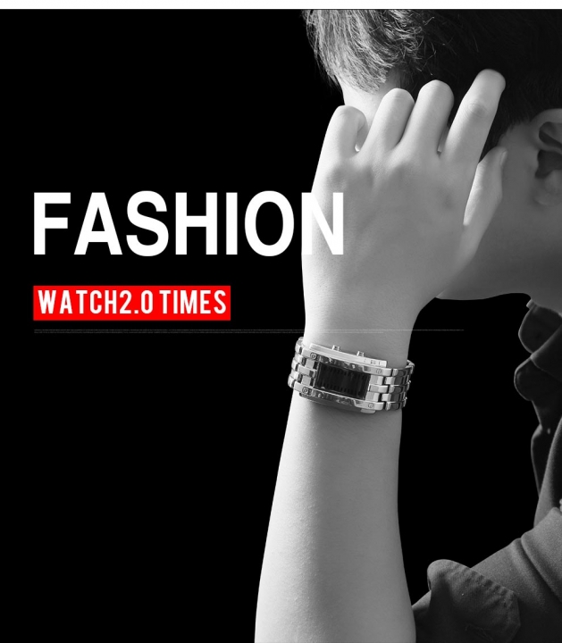SKMEI Fashion Creative Watches Men Luxury Brand Digital LED Display Waterproof Lover&apos;s Wristwatches