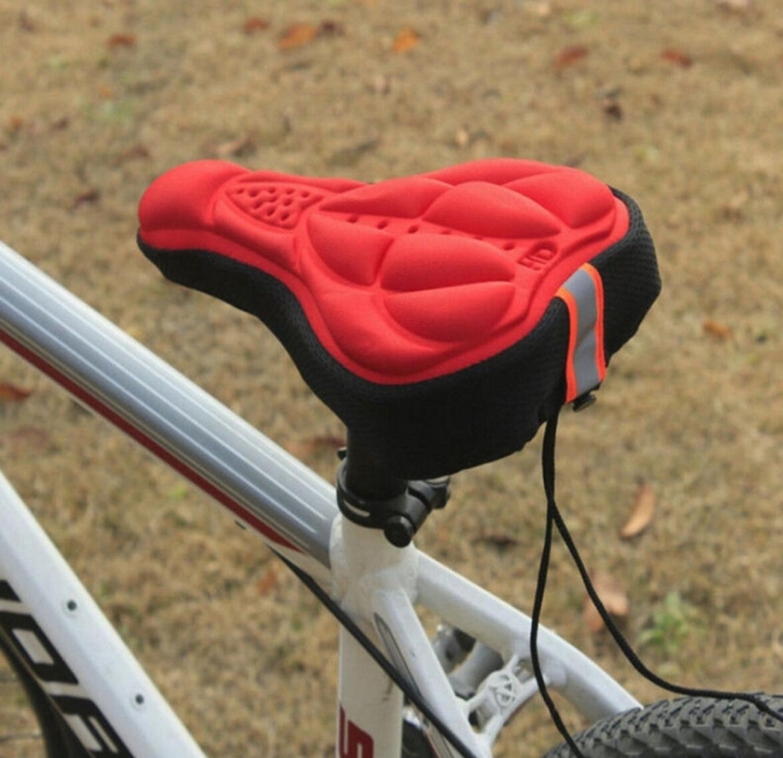 M&amp;J Cycling 3D Pad Bicycle Soft Saddle Seat Cover Bike Cushion Outdoor Sports Bicycle Accessories