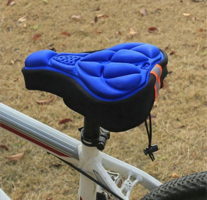 M&amp;J Cycling 3D Pad Bicycle Soft Saddle Seat Cover Bike Cushion Outdoor Sports Bicycle Accessories