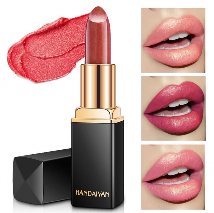4Pcs Glitter Lipstick Makeup 9 Colors Shimmer Long Lasting Pigment LipsStick Cosmetic Lip Rouge