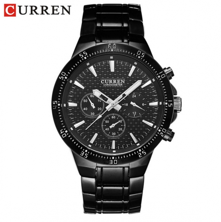 CURREN Men's Watches Business Top Brand  Military Watch Men Full Stainless Steel Watches Wrist Watch