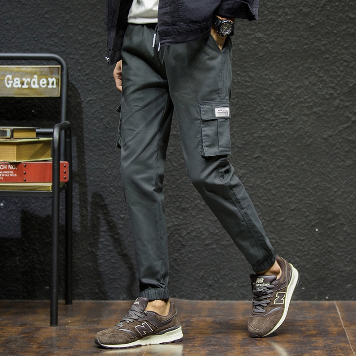 M&amp;J Brand Men Pants Hip Hop Harem Joggers Cotton Pants Male Trousers Mens Solid  Pants Sweatpants