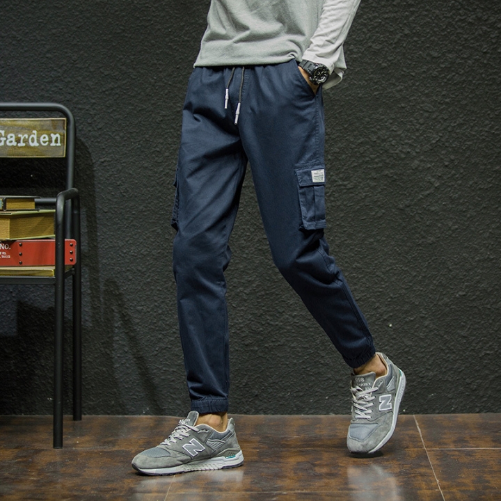 M&amp;J Brand Men Pants Hip Hop Harem Joggers Cotton Pants Male Trousers Mens Solid  Pants Sweatpants