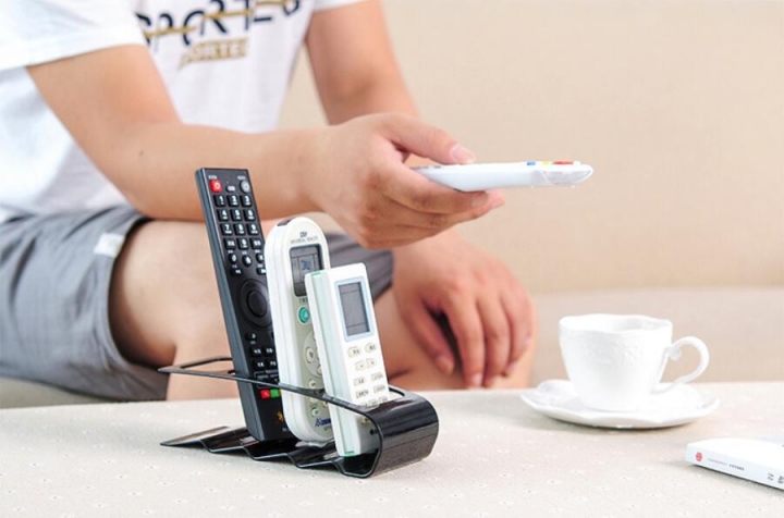 Hot Sale TV/DVD/VCR Organizer  Remote Control Storage Mobile Phone Holder Stand Organizer Case