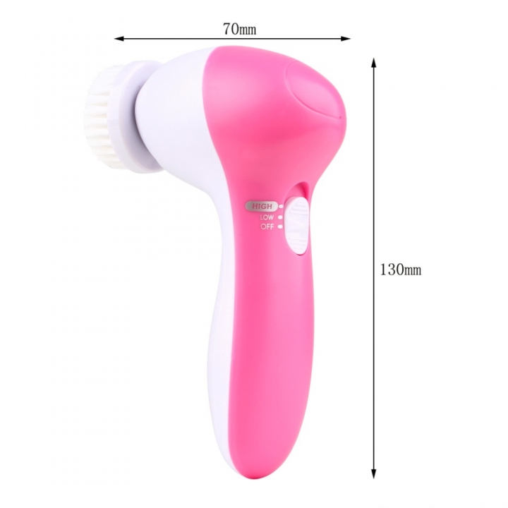 5 in 1 Electric Facial Cleanser Face Cleaning Machine Skin Cleaner Body Cleansing Beauty Brush