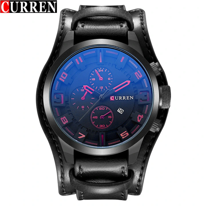 CURREN Watch Men Military Quartz Watches Men&apos;s Watches Top Brand Luxury Leather Sports Wristwatch