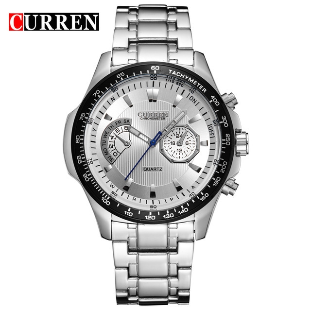 Curren Quartz Watches Vogue Business Military Men's Watches 3ATM waterproof  Watch Gift