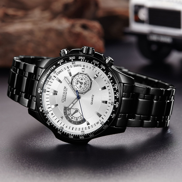 Curren Quartz Watches Vogue Business Military Men's Watches 3ATM waterproof  Watch Gift