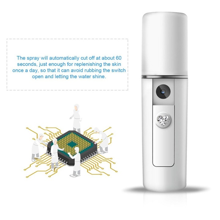 M&amp;J Portable Nano Mist Sprayer Facial Body Steamer Moisturizing Skin Care USB Face Spray Beauty Tool