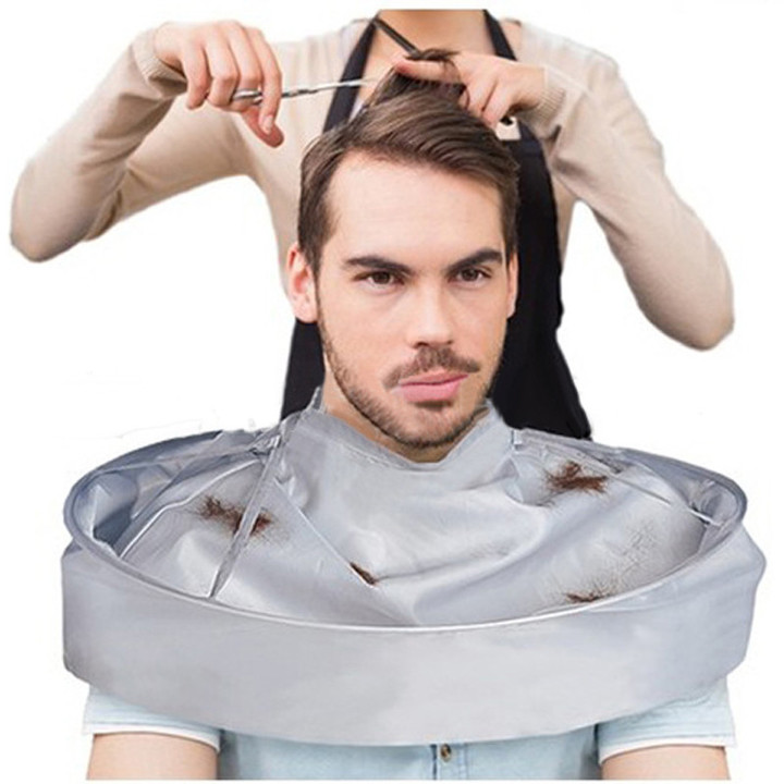 Foldable Hair Cutting Cloak Umbrella Cape Salon Waterproof Barber Salon Barber Special Hair Styling