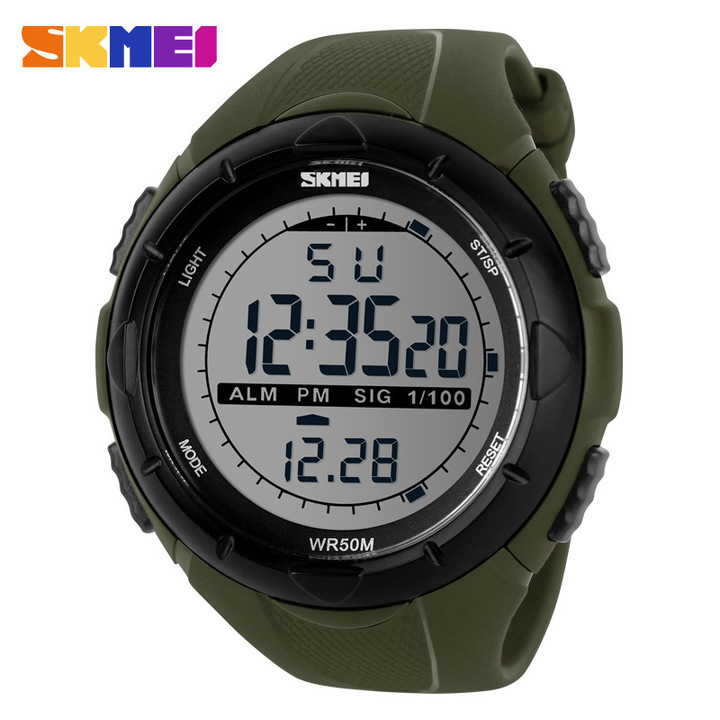 SKMEI Men Climbing Sports Digital Wristwatches Military Watches Shock Resistant Waterproof Watch