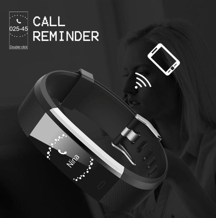 Smart Band Fitness Tracker Heart Rate Tracker Sports Record Blood Pressure Testing Smart Bracelet