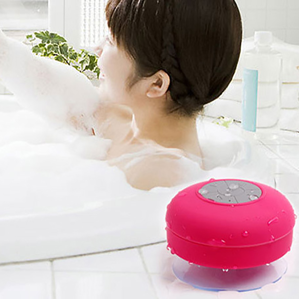 Waterproof Wireless Bluetooth Speaker Bathroom Mini Fashionable Musical Instruments With Suction Cup