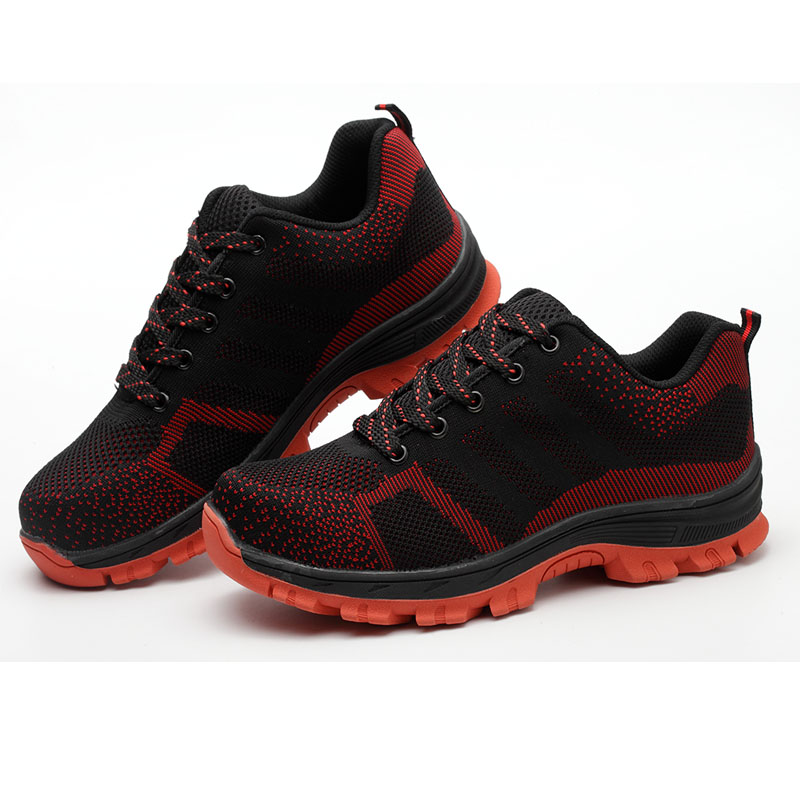 Men Steel Toe Cap Work Safety Shoes Outdoor Anti-slip Steel Puncture Proof Construction Shoes