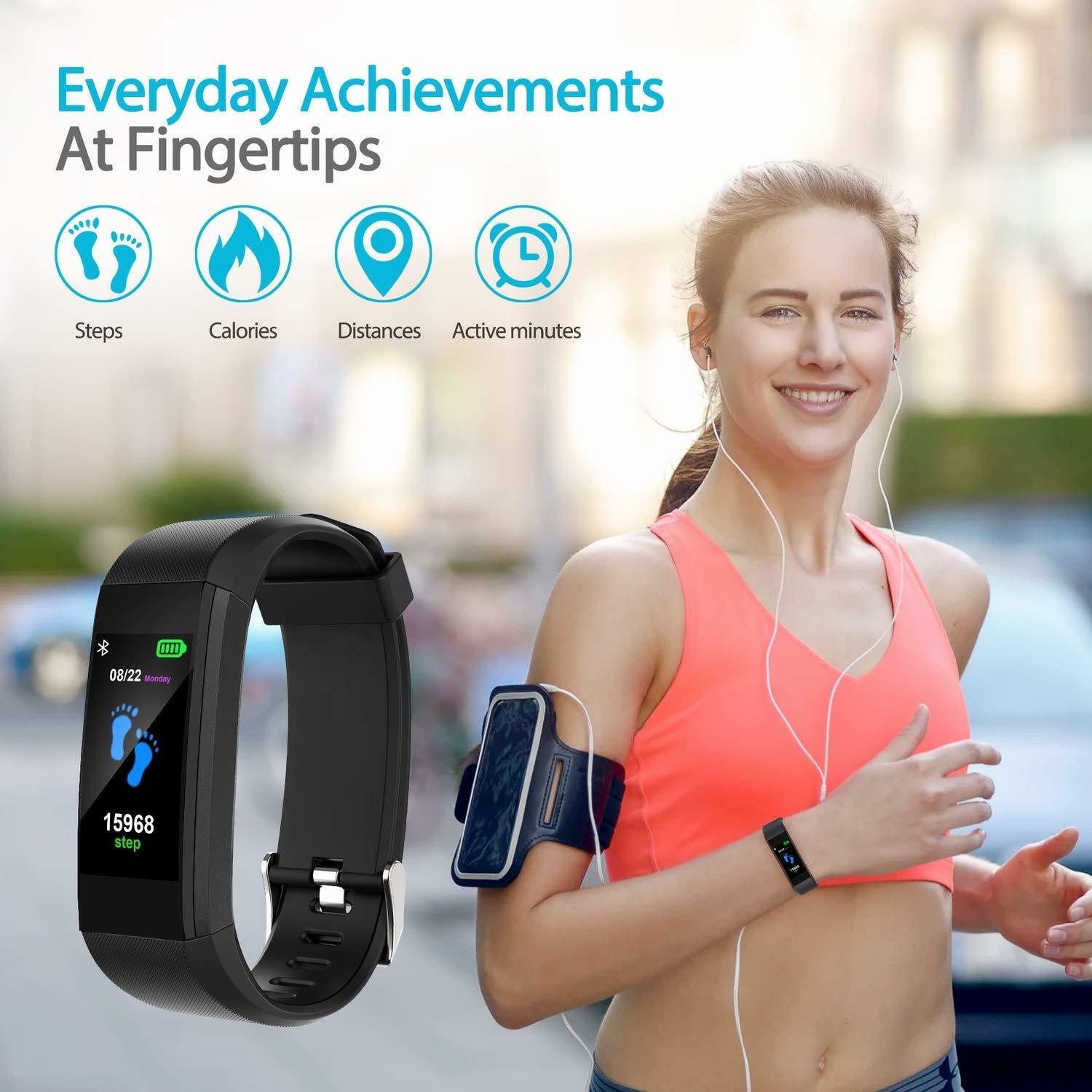 Smart Band Fitness Sports Blood Pressure Heart Rate Monitor Smart Watch Wrist Band Bracelet