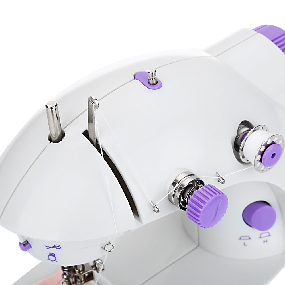 Electric Mini Sewing Machine Home Hand Machine To Sew Speed Adjustment With Light Sewing Machine