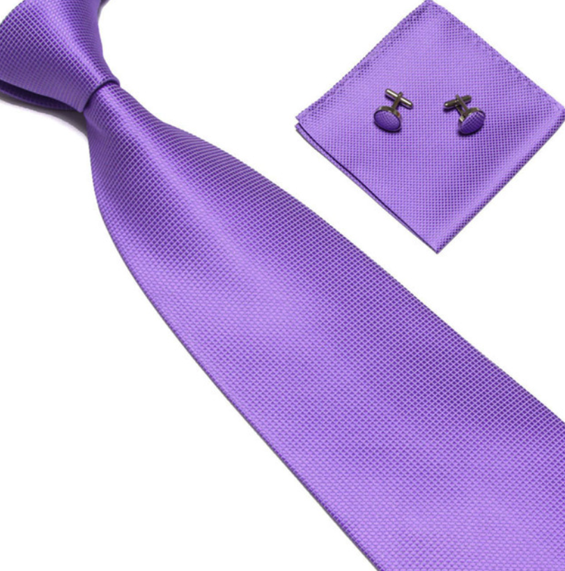 Men Classic Solid Plain Fine Tie Woven Skinny Silk Blend Suits Ties Neckties Office Work Men Tie Set Gift