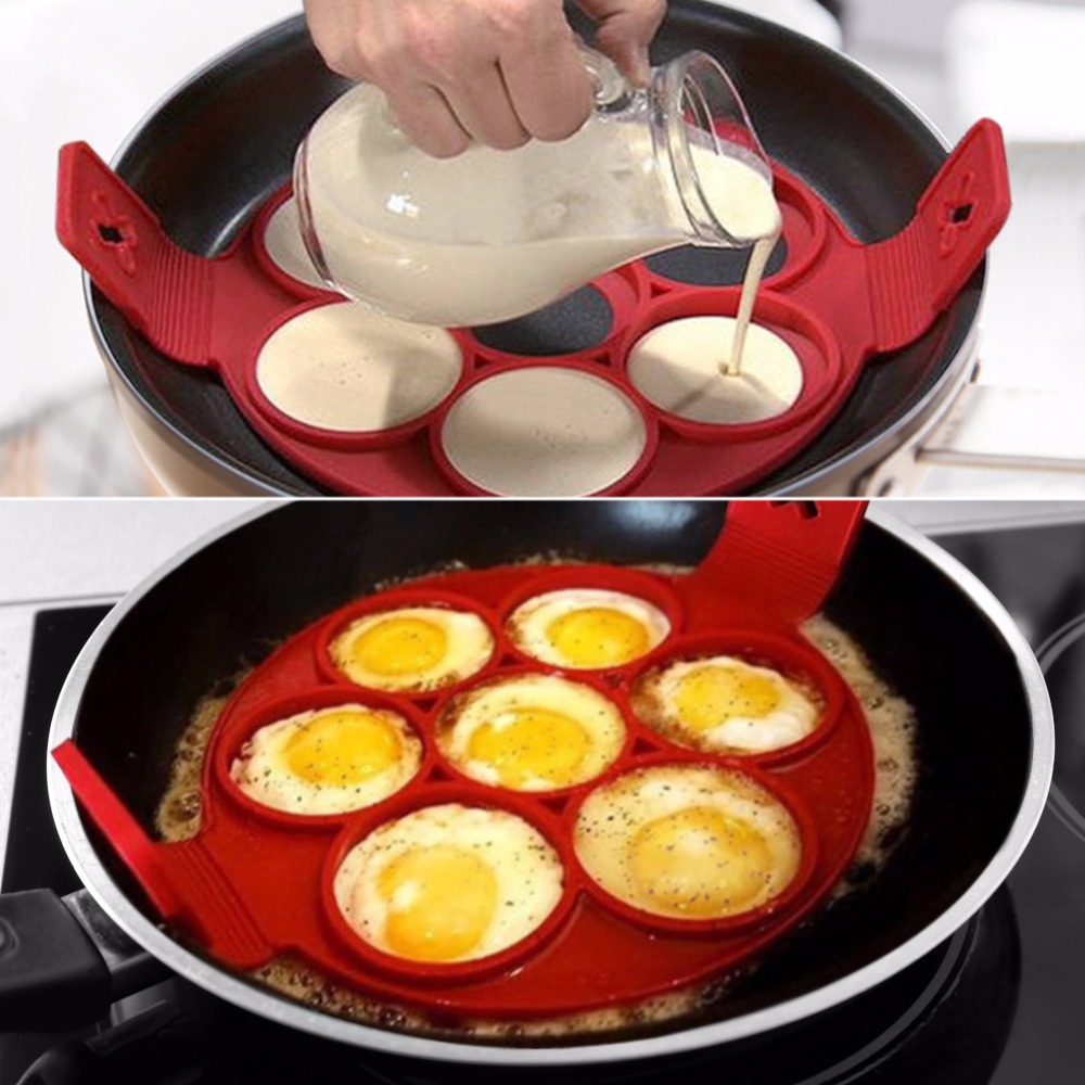 Pancake Maker Nonstick Cooking Tools Pancake Maker Egg Cooker Pan Flip Eggs Mold Kitchen Baking