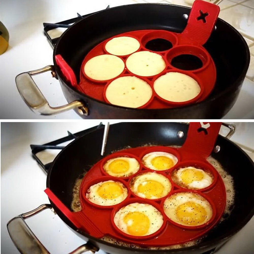 Pancake Maker Nonstick Cooking Tools Pancake Maker Egg Cooker Pan Flip Eggs Mold Kitchen Baking